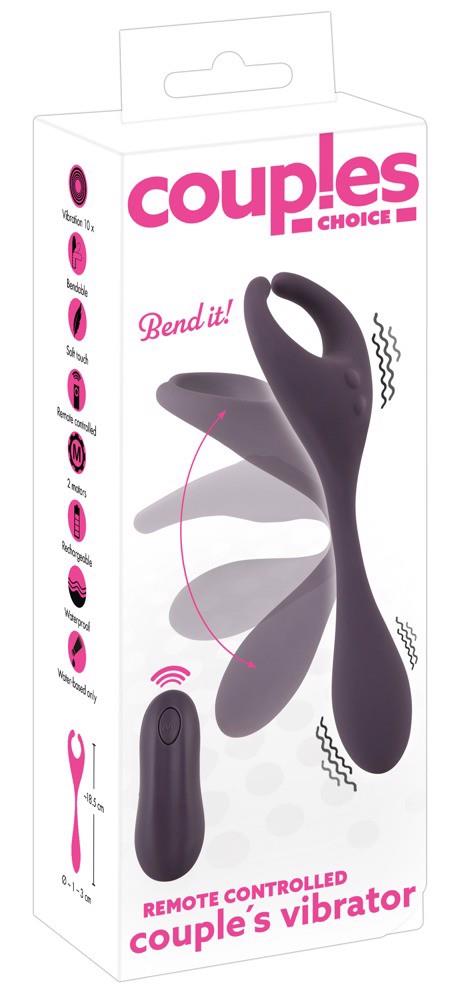 1-Wibrator stymulator dla par analny waginalny 18cm-1
