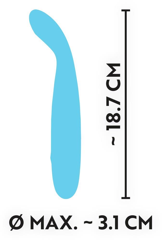 10-Wibrator masażer do punktu G nieduży 7 trybów 18cm-10
