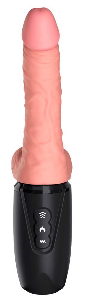 11-Wibrator Grzejący KCP 6.5 Thrusting Cock with Ba-11