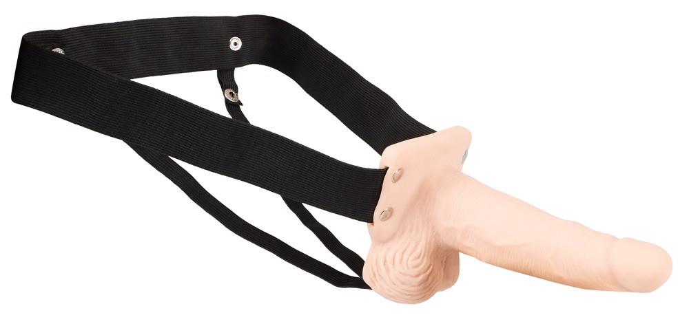 3-Wibrujące przedłużenie penisa strap on na szalkach-3