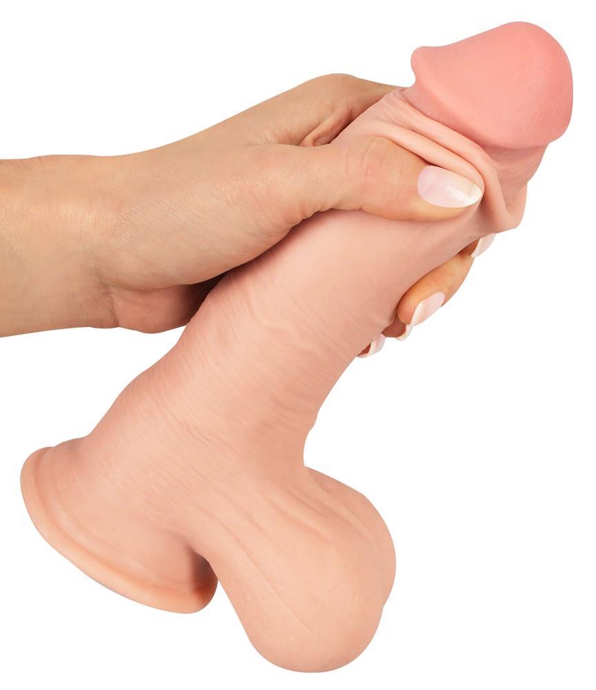16-NS Dildo with movable skin 20-16