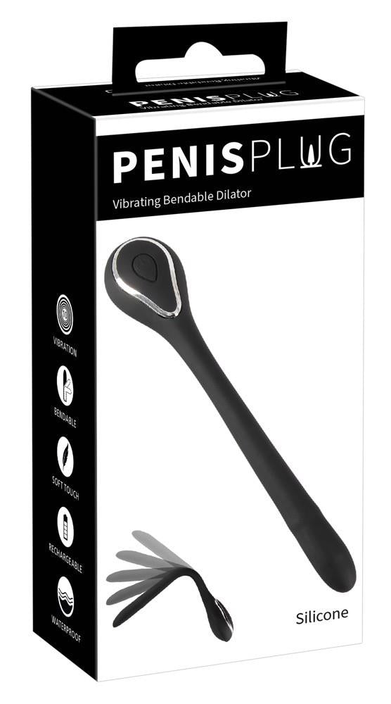 1-Penisplug Vibrating bendible D-1
