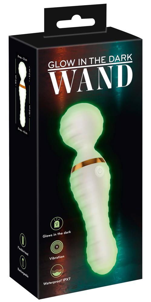 1-Podwójny masażer różdżka wibrator 19 cm 9 trybów-1