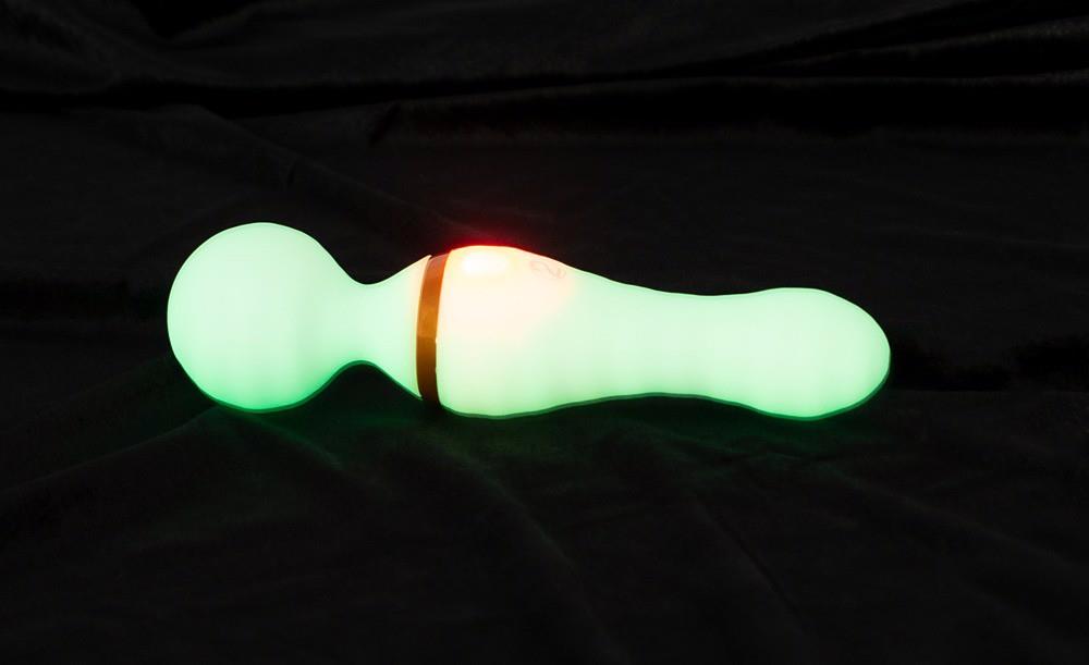 10-Podwójny masażer różdżka wibrator 19 cm 9 trybów-10