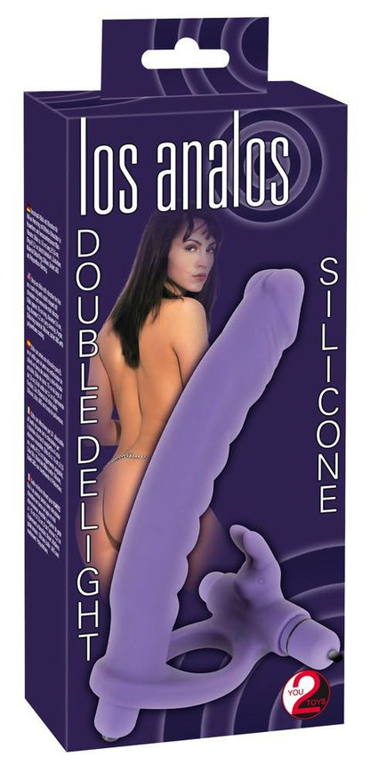 1-Sztuczny penis dildo podwójna penetracja masażer-1