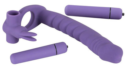 7-Sztuczny penis dildo podwójna penetracja masażer-7