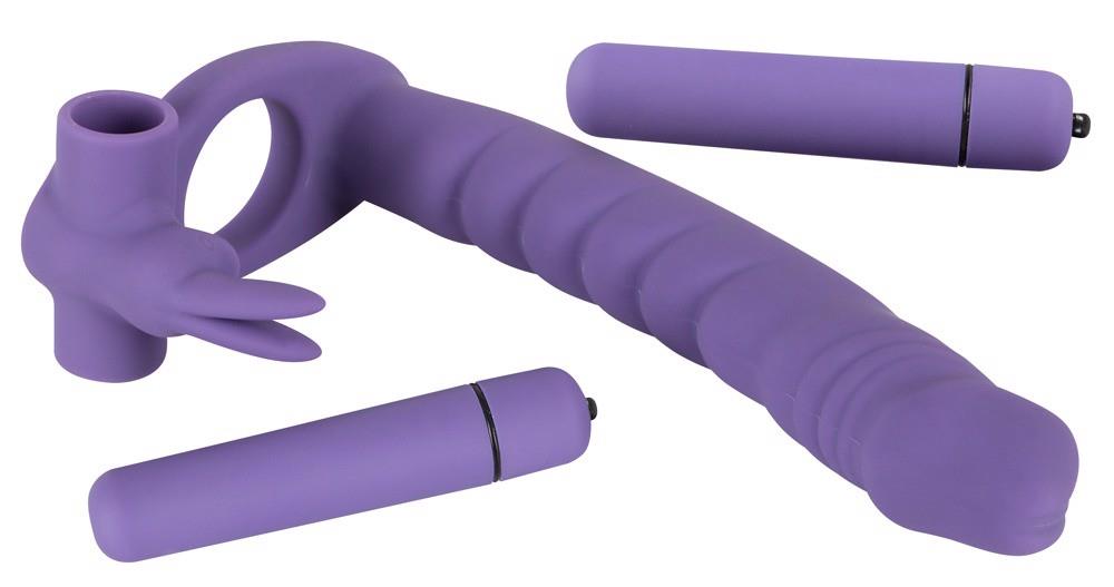 9-Sztuczny penis dildo podwójna penetracja masażer-9