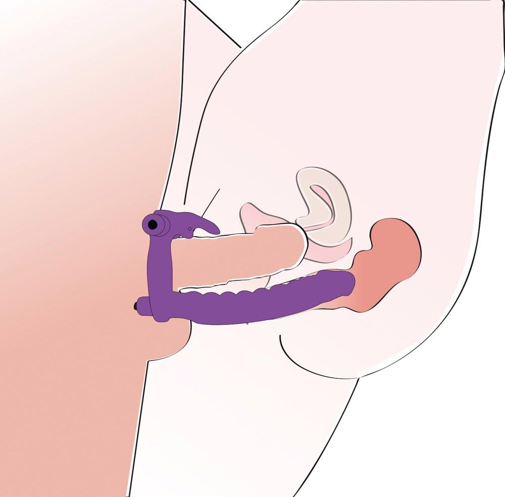 13-Sztuczny penis dildo podwójna penetracja masażer-13