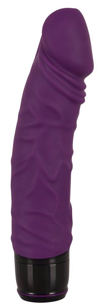 4-Silikonowy naturalny wibrator penis 20cm 7trybów-4