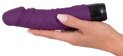 8-Silikonowy naturalny wibrator penis 20cm 7trybów-8