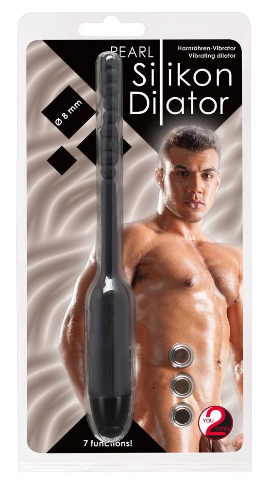 1-Wibrujący dilator do penisa sex sonda do cewki 8mm-1
