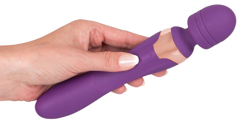 12-Wibrator i masażer łechtaczki 2 końce 21cm 8trybów-12