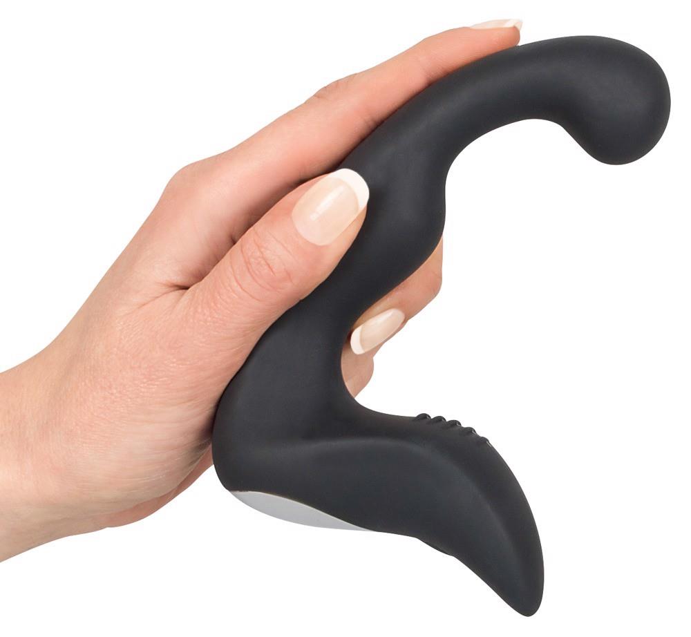 2-Wibrujący masażer prostaty krocza 9 trybów 14cm-2
