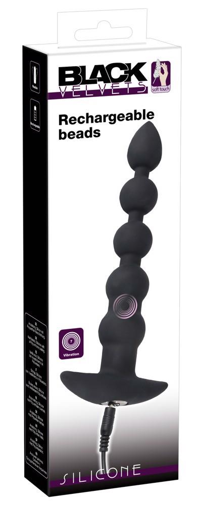 1-Wibrujące koraliki kulki analne sonda 7trybów 21cm-1