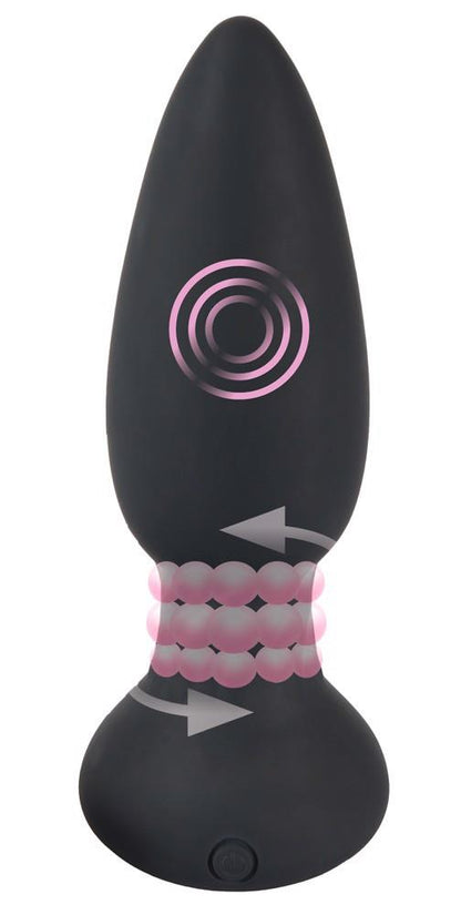 6-Korek analny rotujący zatyczka pilot 14cm 7trybów-6
