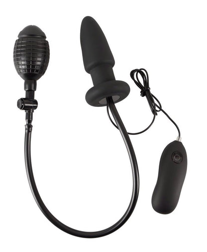 3-Wibrujące dildo analne pompka korek zatyczka 12 cm-3