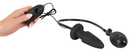 9-Wibrujące dildo analne pompka korek zatyczka 12 cm-9