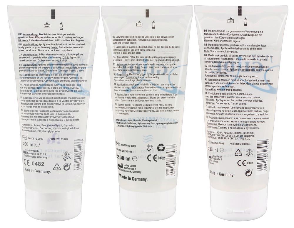 3-Zestaw lubrykant analny wodny truskawkowy 3x200ml-3