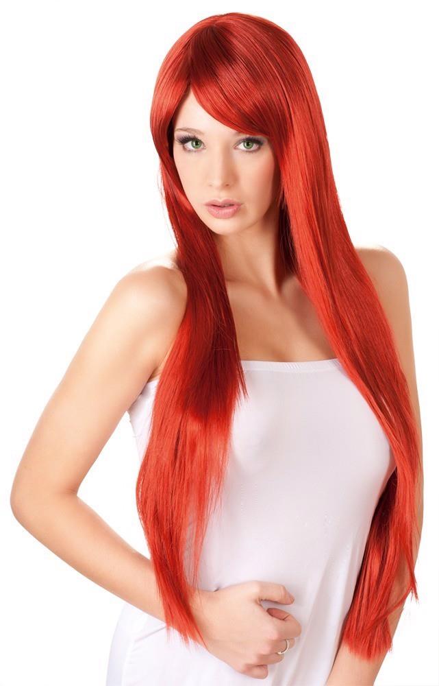 9-Long Straight Red Wig-9
