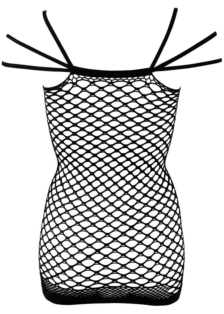 13-2014800000 Netzkleid Träger S-L-Sukienka z siateczki-13
