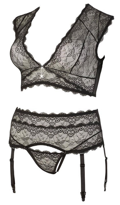 8-Lace Set black L-8