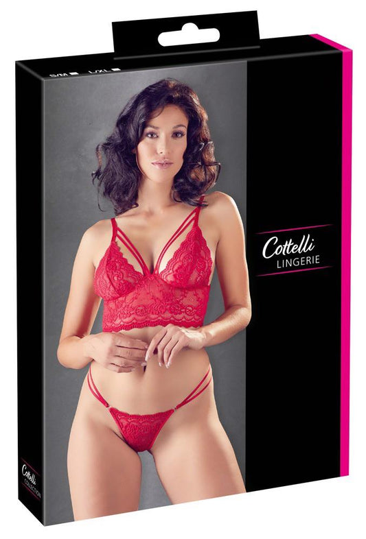 1-Bra and String red L/XL-1