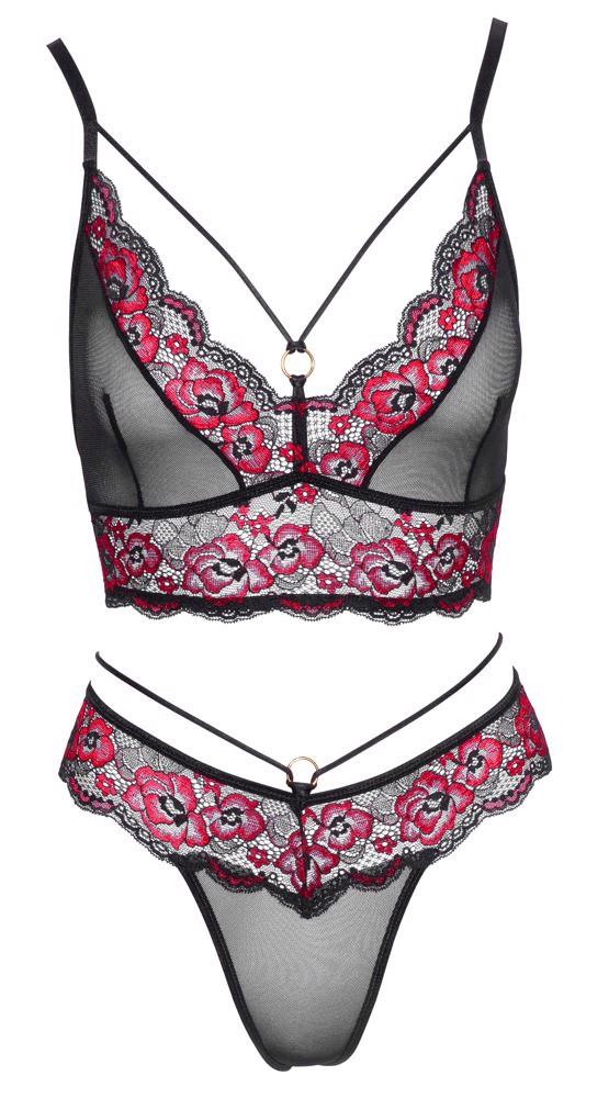 8-Bra Set black/red L-8