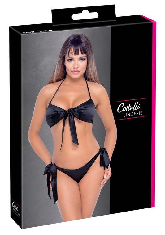 1-Bra and Briefs black S/M-1