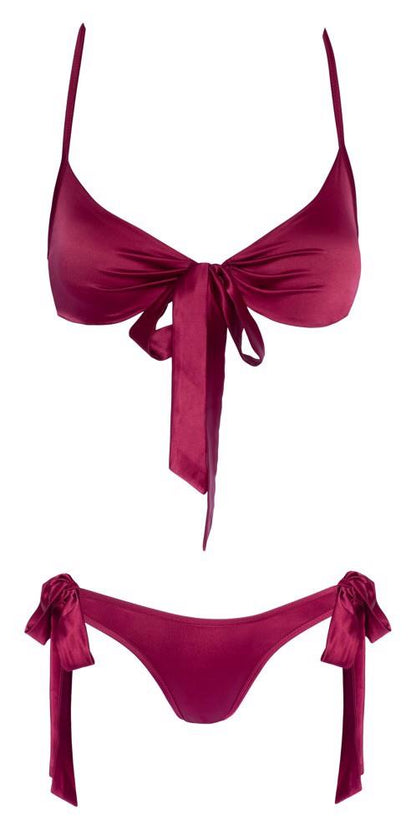 7-Bra and Briefs red S/M-7