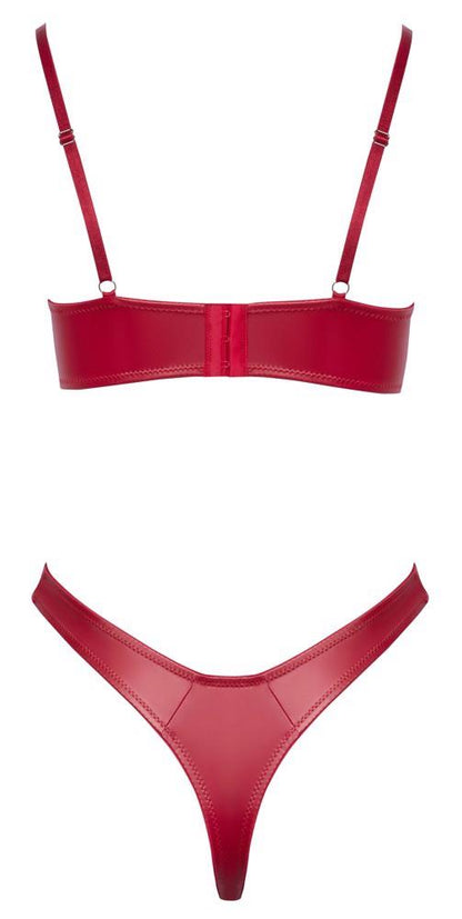 7-Bra Set red 75B/S-7