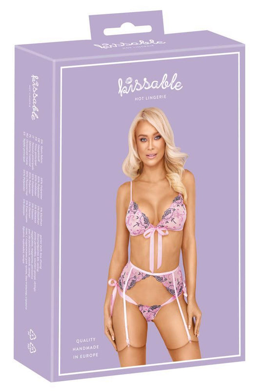 1-Bra Set Embroidery L/XL-1