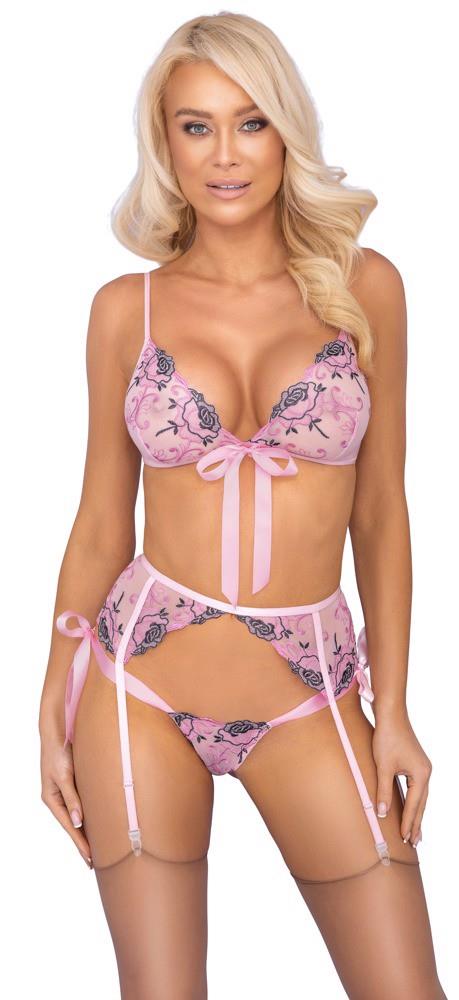 2-Bra Set Embroidery L/XL-2