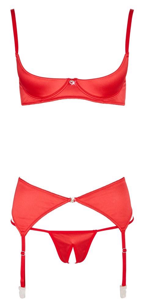 8-Shelf Bra Set red 80B/M-8