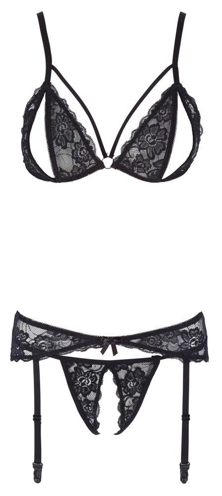 8-Lace Suspender Set S-8