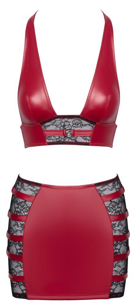 7-Top & Skirt red M-7