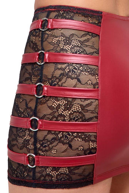 5-Top & Skirt red L-5