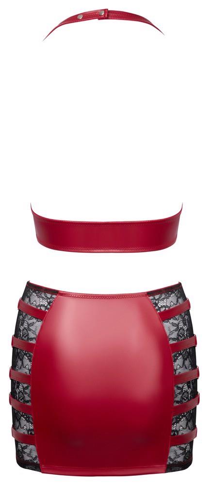 8-Top & Skirt red L-8