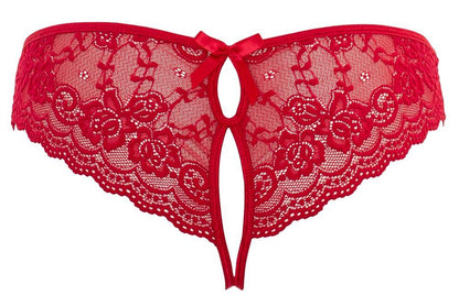 7-Lace Briefs Crotchless S-7
