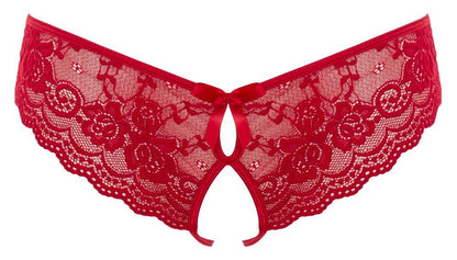 3-Lace Briefs Crotchless M-3