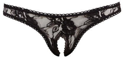 17-Crotchless String black L-17