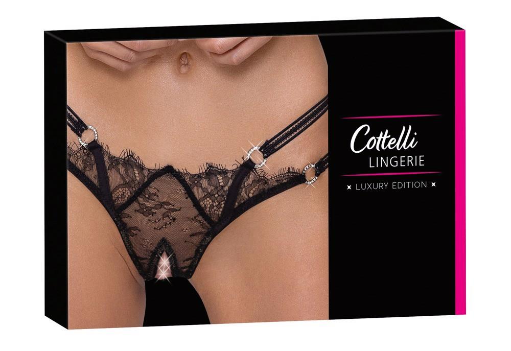 1-String otwarte z dziurką w kroku wycięte sex S/M-1