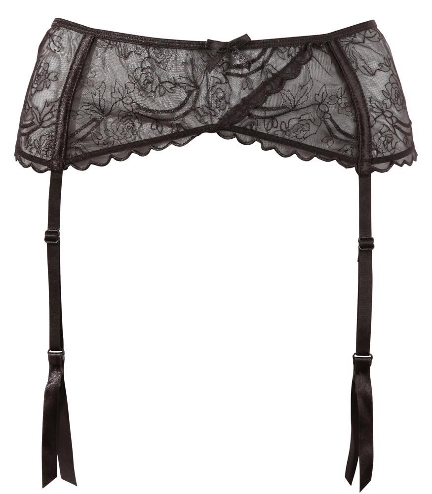 5-Suspender Belt black XL-5