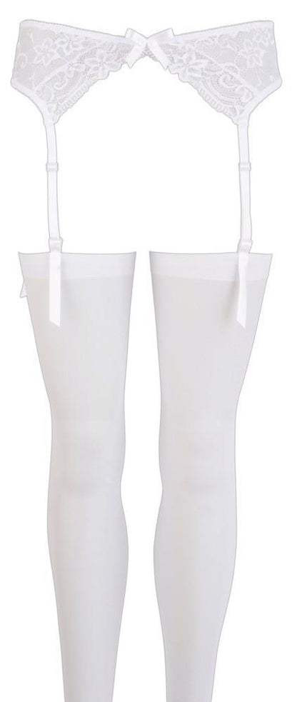 3-Suspender Belt white M/L-3