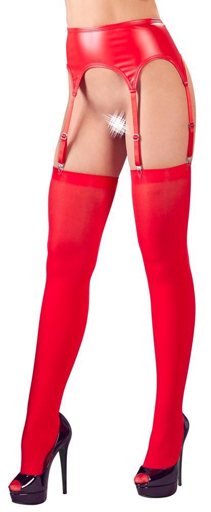 6-Suspender Belt Red L/XL-6