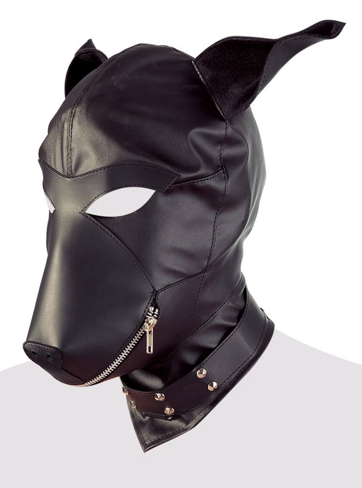 7-Imitation leather dog mask-7