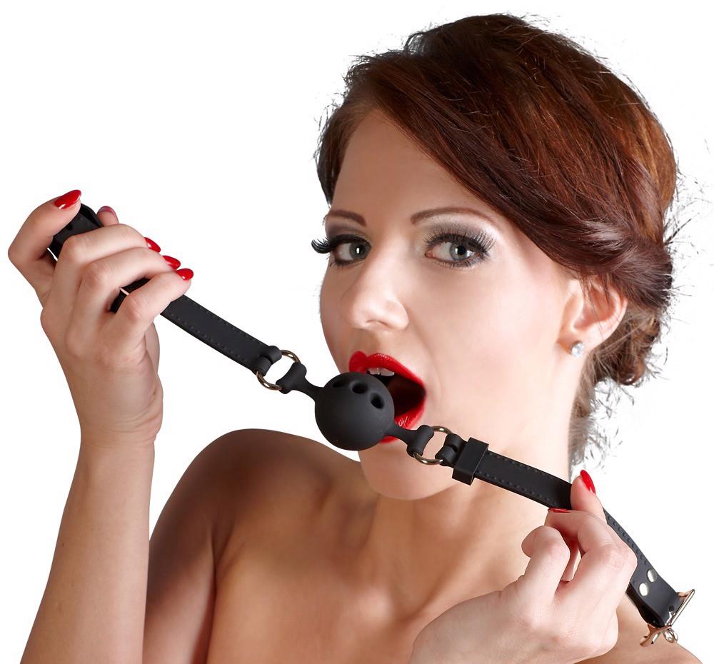 2-Knebel z otworami pozwala oddychać kula piłka bdsm-2