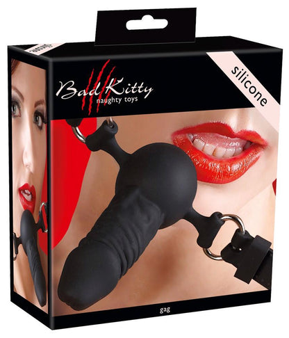 1-Knebel z silikonowym penisem dildo bondage bdsm-1