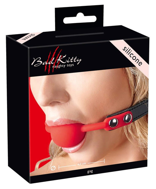 1-Silikonowy knebel kulka pełna bdsm bondage sex-1