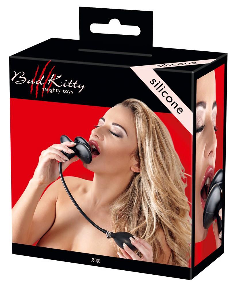 8-Pompowany silikonowy knebel powiększa się bdsm sex-8