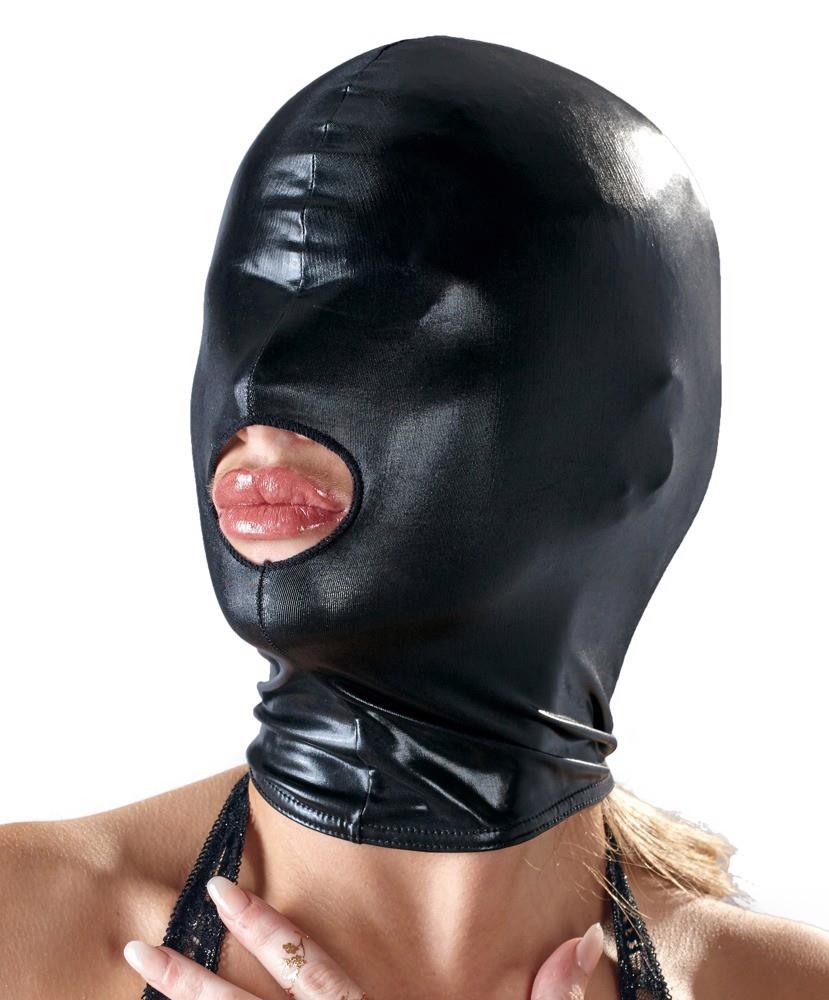 3-Niewolnicza maska bez otworów na oczy czarna bdsm-3